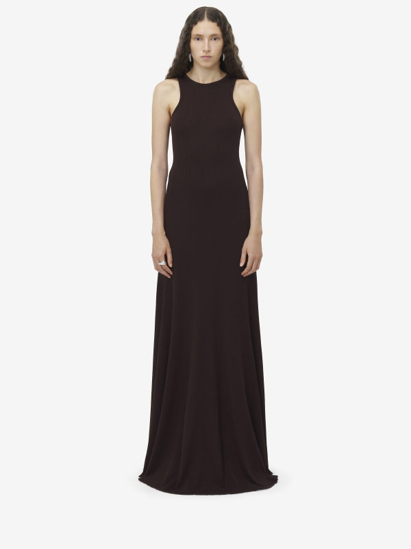 ALEXANDER MCQUEEN - Sleeveless Long Dress - Item 817148Q1BCF2123
